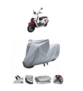 Apachi Beauty 50  Gri Motosiklet Brandası ARKA ÇANTA UYUMLU DEĞİLDİR