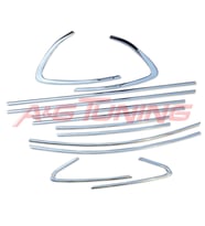 Opel Astra J Sedan Krom Cam Çevre Çıtası 12Prç Paslanmaz Çelik