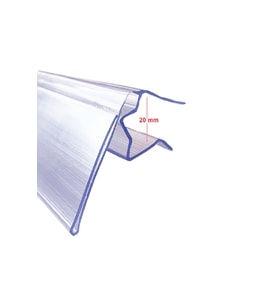 Hareketli Şeffaf Ahşap Önü Etiketliği h:4 - Uzunluk 6 cm (Pakette 10 adet)