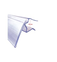 Hareketli Şeffaf Ahşap Önü Etiketliği h:4 - Uzunluk 6 cm (Pakette 10 adet)
