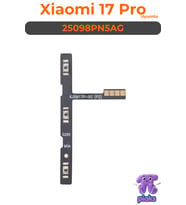 Xiaomi Mi 17 Pro On Off Açma Kapama Volume Ses Film Flex 25098PN5AG Uyumlu