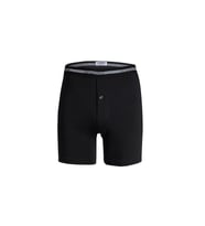 Yıldız 111 Siyah Likralı Uzun Boxer
