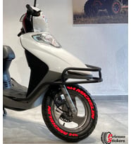 Lastik Stiker MİCHELİN Motorsiklet Scooter Lastik Yazısı Sticker 8 Adet Lastik Sticker full SET 2 lastik icin yapıştırıcı dahil