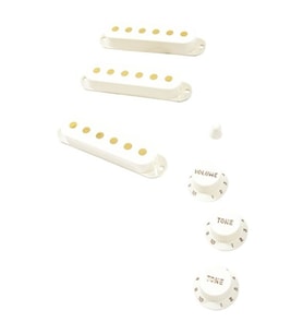 Fender Pure Vintage 60s Stratocaster Vintage White Manyetik Kapağı Aksesuar Kiti
