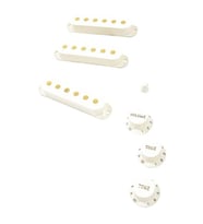 Fender Pure Vintage 60s Stratocaster Vintage White Manyetik Kapağı Aksesuar Kiti