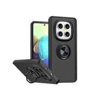 Mey İthalat® Redmi Note 15 Pro 5G Montreal Yüzüklü Silikon Kapak - Siyah