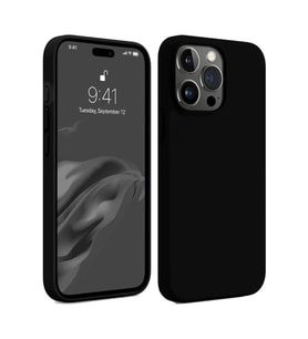 Newface Apple iPhone 15 Pro Kılıf First Silikon - Siyah