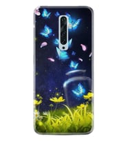Oppo Reno 2Z 4 Lite 4 Pro 5 6 7 A31 Kılıf Desemli Silikon Neon Butterflys 1309