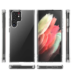 Samsung Galaxy S22 Ultra Uyumlu Kılıf Zore Forst Kapak (Renksiz)