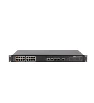 DAHUA PFS4218-16ET-240-V2, 16 Port, MegaBit, PoE 240W, 2 Port GigaBit Uplink, 2 Port GigaBit Combo SFP, Yönetilebilir, Rack Mount  Switch