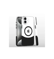İphone 16 Carbon Puzzle Kapak - Siyah
