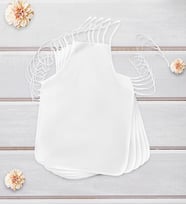 BK Gift Sublimasyon Beyaz Biyeli Çocuk Mutfak Önlüğü (5'li Paket)