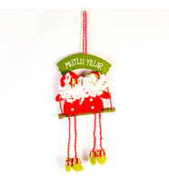 YILBAŞI KAPI SÜS MUTLU YILLAR 2'Lİ NOEL BABA