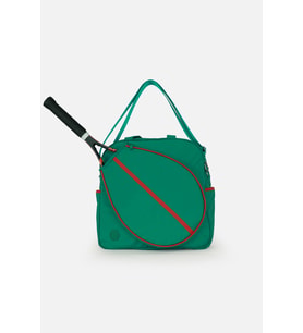 Paraşüt Kumaş Tenis çantası, Raket Cepli Tenis Çantası, Tennis Bag (Yeşil)