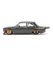 Mini Gt Kaido House 017 Datsun 510 Pro Street GReddy Gun Metal Grey  Model Araba