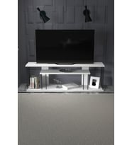 Tv Sehpası Tv Ünitesi Raflı 140 Cm Gzd Plus Atlantik Çam