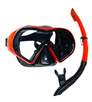 Star Diving Dalış Maskesi ve Snorkel Yetişkin - 51712-KIRMIZI (Lisinya)