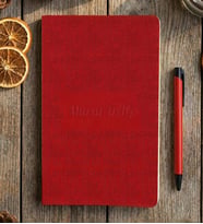 Kişiye Özel Canım Abim Defter Doğum Günü Hediyesi (Kırmızı)
