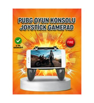 Joystick ve Parmak Tetikleyicili Mobil Oyun Gamepad Tutucu