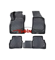 Fiat Doblo 2021 3D Havuzlu Paspas Siyah (Karışık)