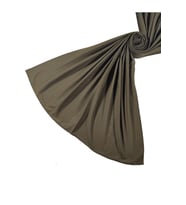 Işıl İpek Pamuk Kraş Düz Renk Şal 75x190 cm (Haki)