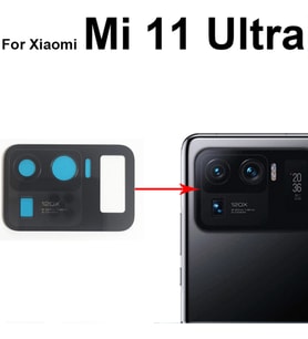 Xiaomi Mİ 11 ULTRA Arka Kamera Camı Lens Yapışkanlı