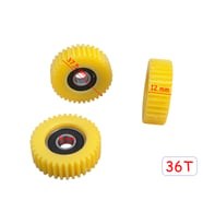 E-Bis Pedal Destekli Plastik Dişli Rulmanlı 3 Lü Set 36T 12 Mm Öm
