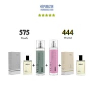 575 + 444 Erkek/Kadın Parfüm Edp 50 ml Woody/Oriental + No: 575 + No: 444 Erkek/Kadın Body Mist Edt 210 ml Woody/Oriental -Mnms575444bmset