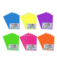 Fon Kartonu Fosforlu Renkler 35x50 5 Adet Artlantis Fosforlu Fon Kartonu 35*50 5 Adet