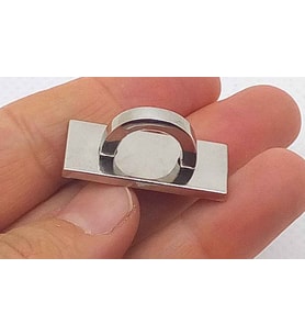 Angel Çanta Aksesuar Gümüş Renk 3X1.2 Cm Köprü Aparatı
