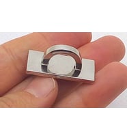Angel Çanta Aksesuar Gümüş Renk 3X1.2 Cm Köprü Aparatı