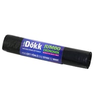 180 ADET FLOREX-619 DÖKK ECO JUMBO ÇİFT YÖNLÜ 20PCS 80X110CM ÇÖP TORBASI 9x20=180 (5343)