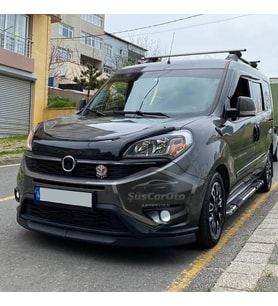 Fiat Doblo D4 2015-2021 Uyumlu Astra H lip Esnek Ön Lip 2 Parça Tampon Altı Dil Karlık Ön Ek