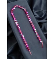 Termal Kuvars Taşı Küre Kesim Parlak Pembe 8mm Doğal Taş Dizi