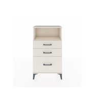 Arges Komodin Tek Raflı 3 Çekmeceli 60x30x106 Aytaşı-Aytaşı
