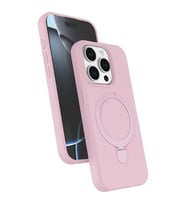 iPhone 14 Pro Max Regal Magsafe Standlı Kapak - Açık Pembe