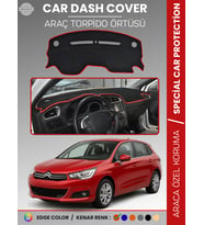 CITROEN C4 (2005-2020) Torpido Örtüsü Ön Göğüs Torpido Koruma Tam Uyum Çatlamayı Önler Kolay Montaj