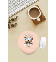 Uyuyan Teddy Desenli Bilek Destekli Mouse Pad