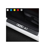 Audi A1 İçin Uyumlu Aksesuar Oto Kapı Eşiği Sticker Karbon 4 Adet