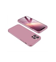 Apple iPhone 12 Pro Max Uyumlu Kılıf Zore Ays Kapak (Rose Gold Altın)
