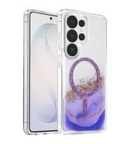 Northcity Onegif Samsung Galaxy S26 Ultra Uyumlu Lotus Simli Magsafe Kapak - Mor