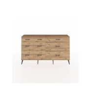 Arges Konsol 9 Çekmeceli  176x30x99 Antrasit-Çam