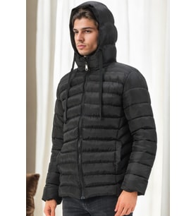 M9658 DEWBERRY ERKEK MONT-SİYAH