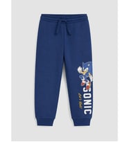 LCW Kids Lacivert Sonic Baskılı Erkek Çocuk Jogger Eşofman Altı