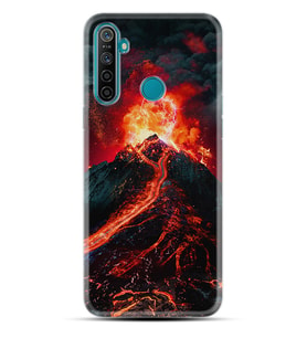 Realme 5i 5 Pro 6i 7 Pro 8 Kılıf Desemli Silikon Yanardağ 1611
