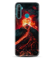 Realme 5i 5 Pro 6i 7 Pro 8 Kılıf Desemli Silikon Yanardağ 1611