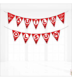 En Güzel Bayram 23 Nisan Kutlu Olsun Bayrak Flama - 2,70 mt (STD)