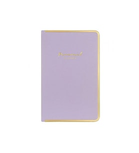 Victoria's Journals Monaco Vegan Deri Sert Kapak 13x21 96 Yaprak Çizgili Defter Lila 123-0230