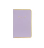 Victoria's Journals Monaco Vegan Deri Sert Kapak 13x21 96 Yaprak Çizgili Defter Lila 123-0230