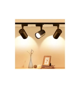 Modern 3'lü Siyah Alaminyum Kasa Ray Spot Aydınlatma Seti 30W 4000K Doğal Beyaz Işık 3200 lm A+ Enerji Sınıfı